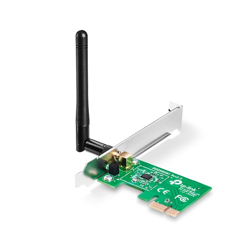 Сетевая карта, TP-Link, TL-WN781ND, Беспроводная, 150M, PCI-E