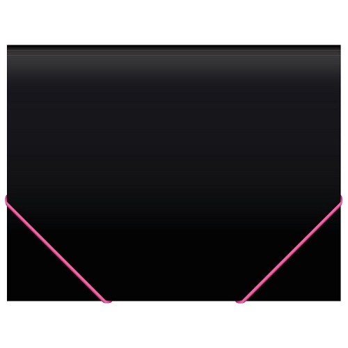 Портфель Бюрократ Black Opal BLPP13 13 отдел. A4 пластик 0.7мм черный/ассорти