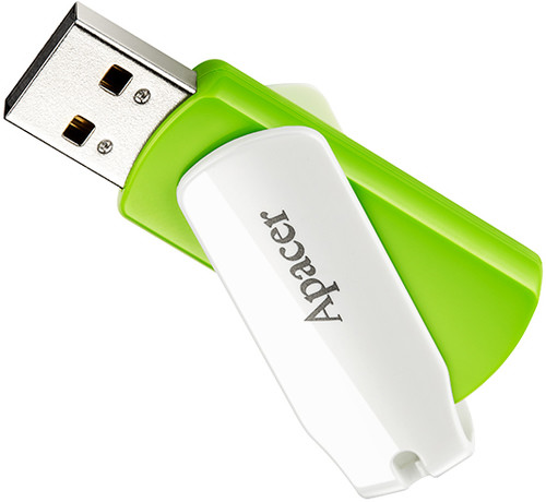USB-накопитель, Apacer, AH335, AP32GAH335G-1, 32GB, USB 2.0, Зеленый