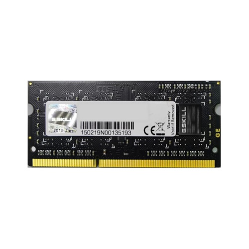 Модуль памяти для ноутбука, G.SKILL, F3-12800CL11S-4GBSQ, DDR3, 4GB, SO-DIMM <PC3-12800/1600MHz>