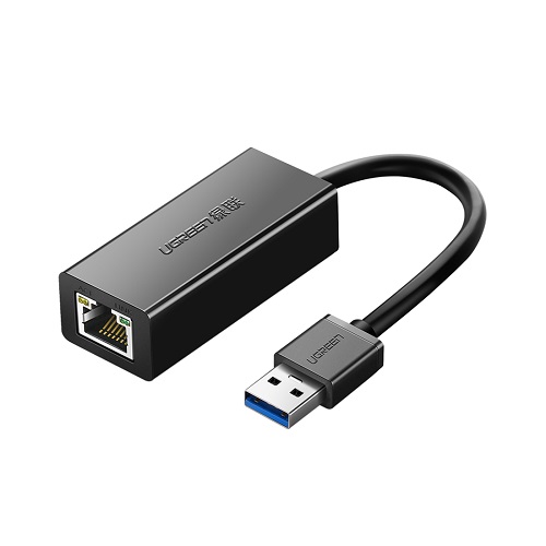 Адаптер, Ugreen, CR111/20256, USB3.0A на Ethernet Port RJ45, Скорость передачи данных 10/100/1000 Mб