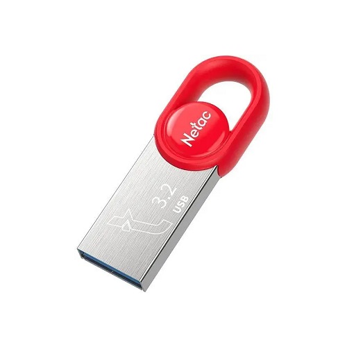 USB-накопитель, Netac, NT03UM2N-032G-32RE, 32GB, USB3.2 Красный