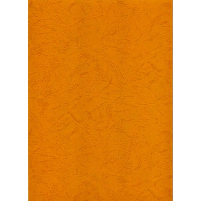 Обложка картон кожа iBind А4/100/230г оранжевый 