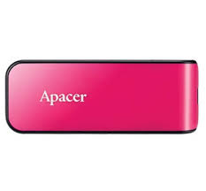 USB-накопитель, Apacer, AH334, AP32GAH334P-1, 32GB, USB 2.0, Розовый