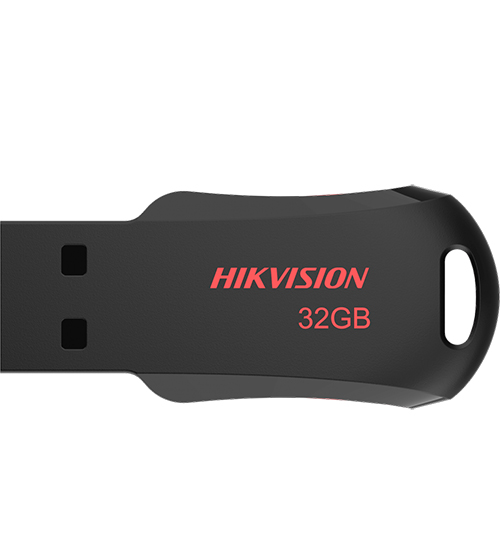 Флешка USB Hikvision, HS-USB-M200R/32G, 32GB flash USB 2.0, black/red