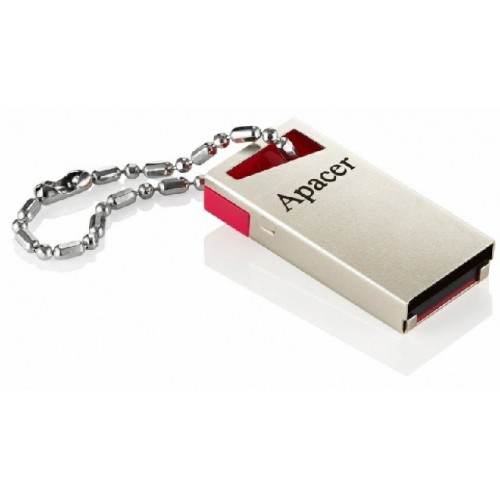 Флешка USB Apacer AH112, 32GB, Красный flash AP32GAH112R-1, USB 2.0, red