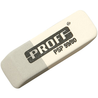 Ластик Proff, бело-серый  Proff 9950