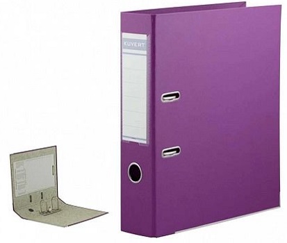 Папка-регистратор KUVERT А4, ширина корешка 50 мм, фиолетовая