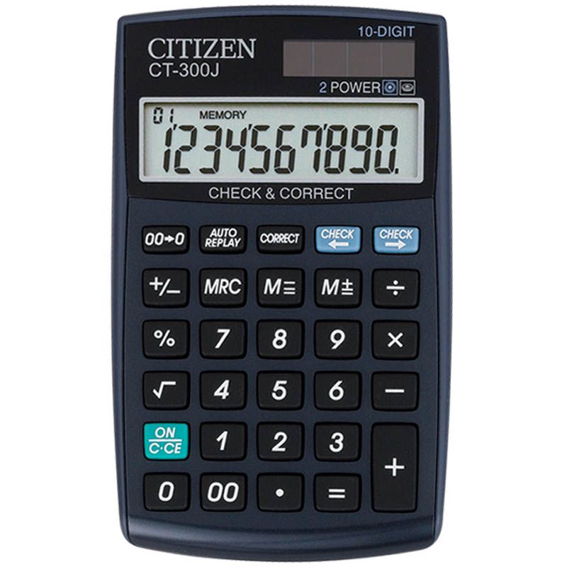 Калькулятор Citizen CT-300J