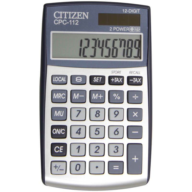 Калькулятор CITIZEN CPC-112 