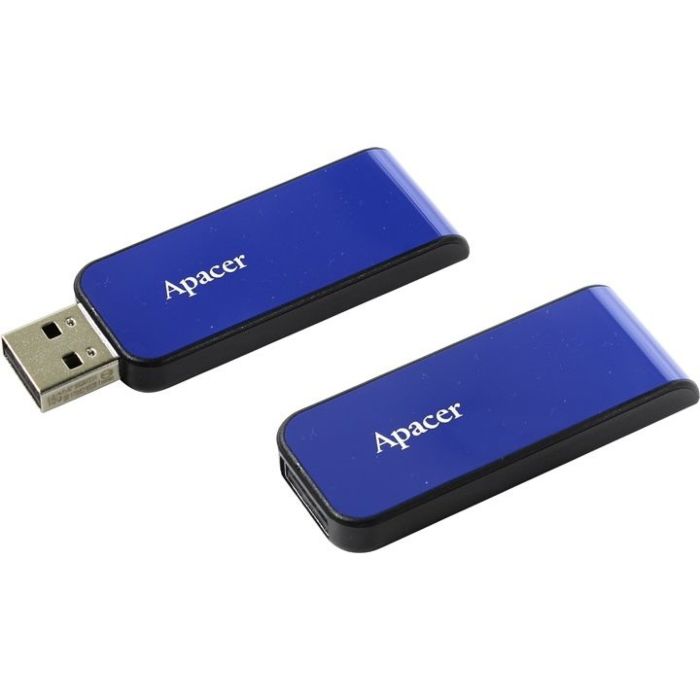 Флеш-накопитель Apacer, USB 2.0, 16 GB, AH334, синий