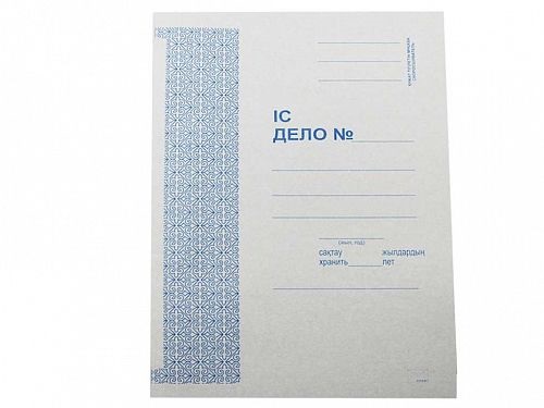 Папка-скоросшиватель картонная KUVERT, немелованная, А4 формат, 300 гр, белая