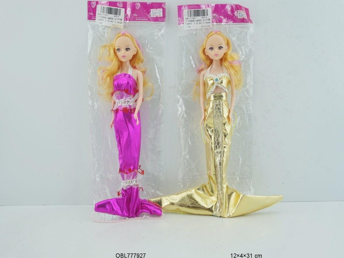 Кукла модель русалка в пакете 