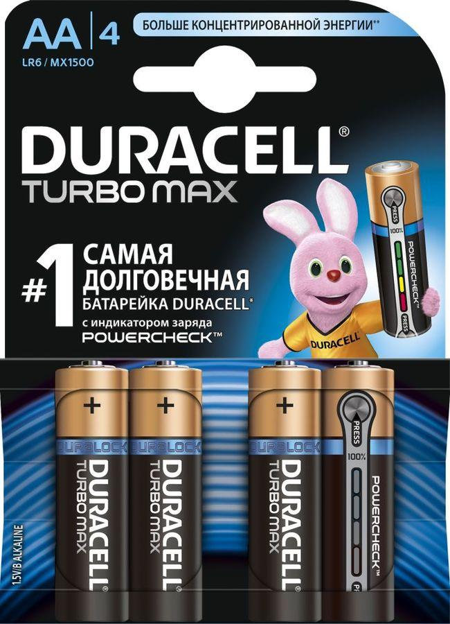 Батарейка DURACELL Turbo MAX LR6-4B