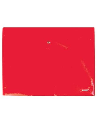 Папка-конверт с кнопкой А4, красный Cпейс