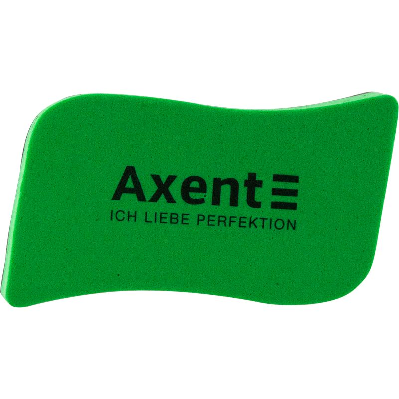 Губка для доски магнитная Axent зеленая