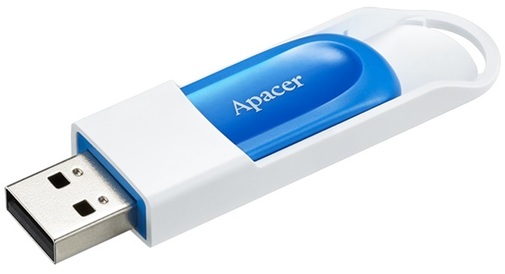 Флешка USB Apacer AH23A, 32GB, Синий flash AP32GAH23AW-1, USB 2.0