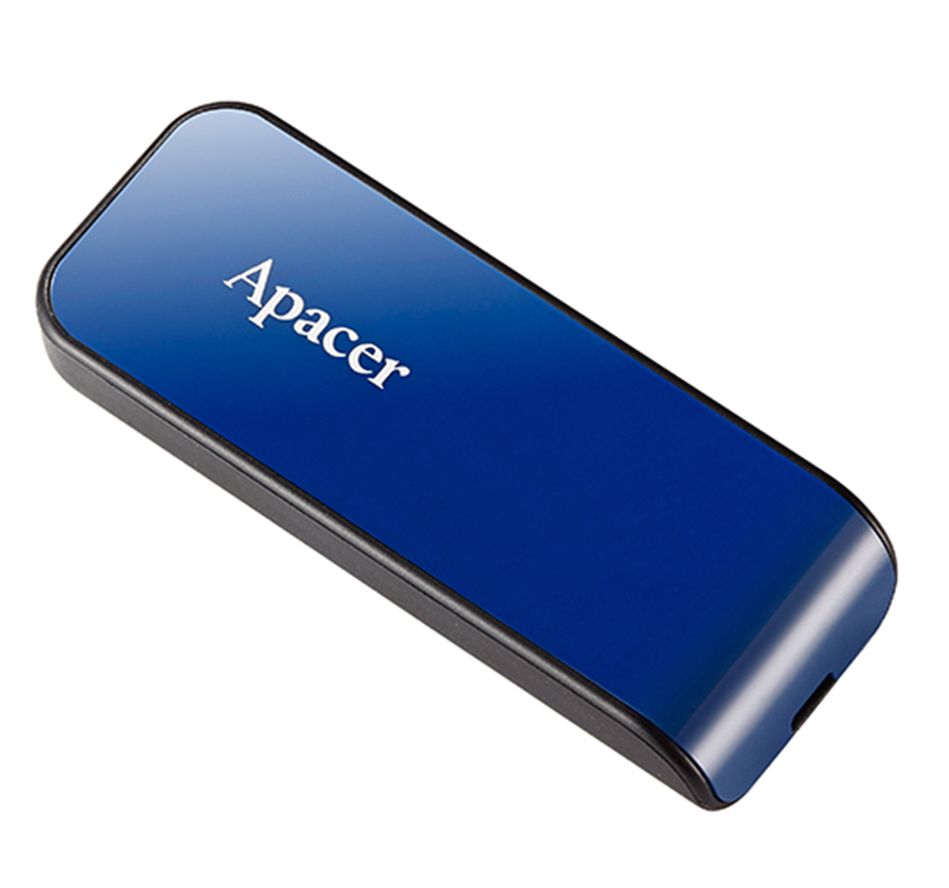 Флешка USB Apacer AH334, 64GB, Синий flash AP64GAH334U-1, USB 2.0, blue