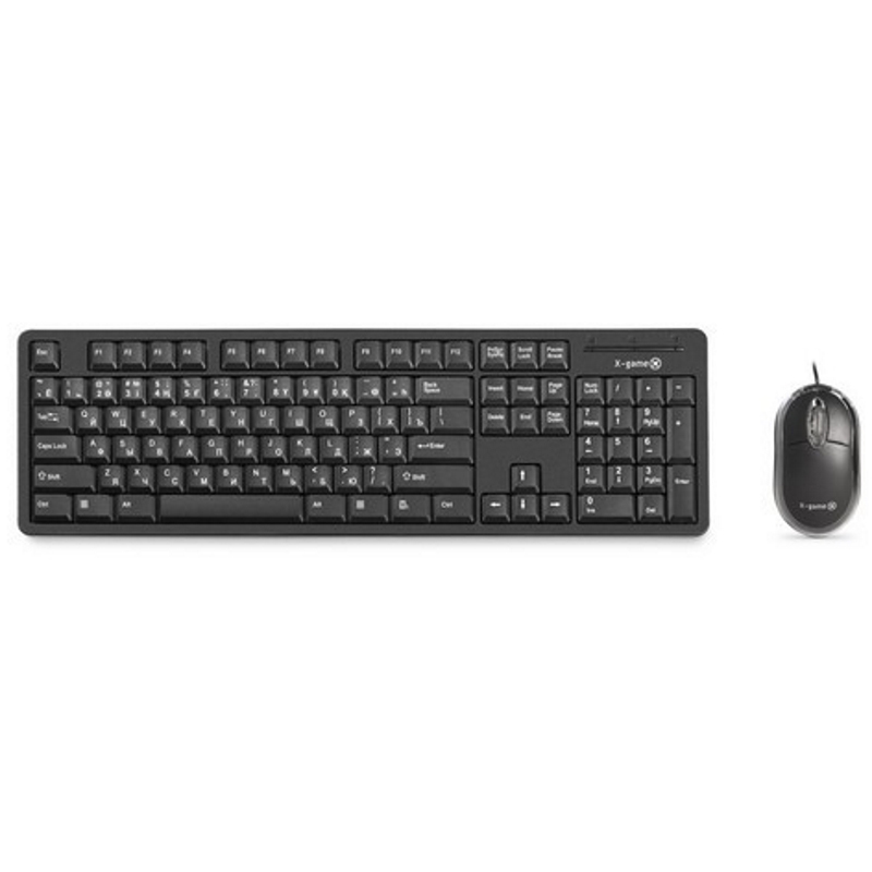 Клавиатура и мышь, USB,  X-game XD-1100OUB, Черный KeyBoard + mouse, Black