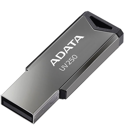 Флешка USB ADATA UV250, 32GB,-серебристый