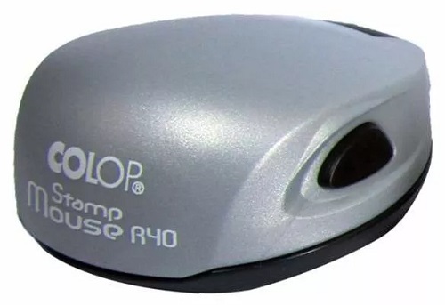 Stamp Mouse R40 оснастка для печати карманная диаметр d40 мм.,серебро