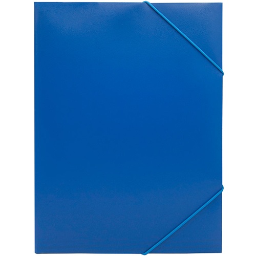 Папка на резинке Silwerhof Eco SE-PR04BLU A4 пластик 0.5мм кор.15мм синий