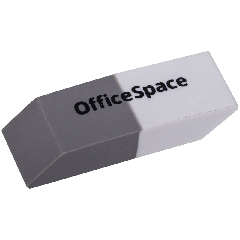 Ластик OfficeSpace, скошенный, комбинированный, термопластичная резина