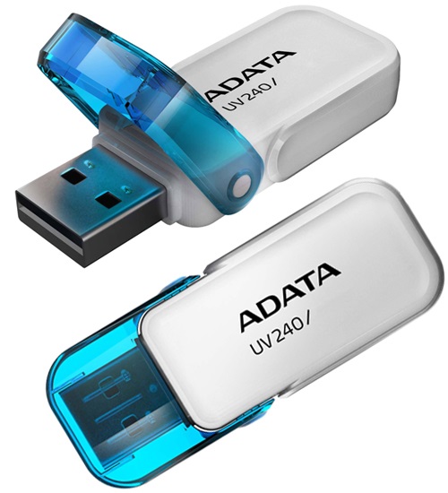 Флешка USB ADATA UV240, 32GB, Белый