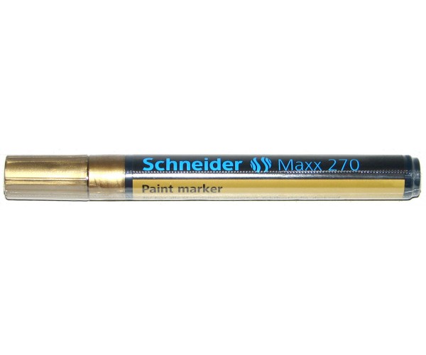 Маркер краска Paint  Maxx 1-3 мм, золото. Schneider