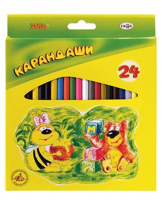 Карандаши Гамма, 24 цвета, серия 