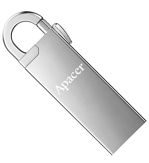 Флешка USB Apacer AH13A, 16GB, Серый flash AP16GAH13AS-1, USB 2.0, silver