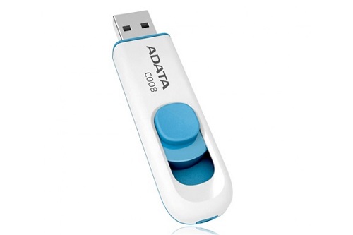 USB флэш-накопитель Adata Classic C008 32GB (White+Blue)